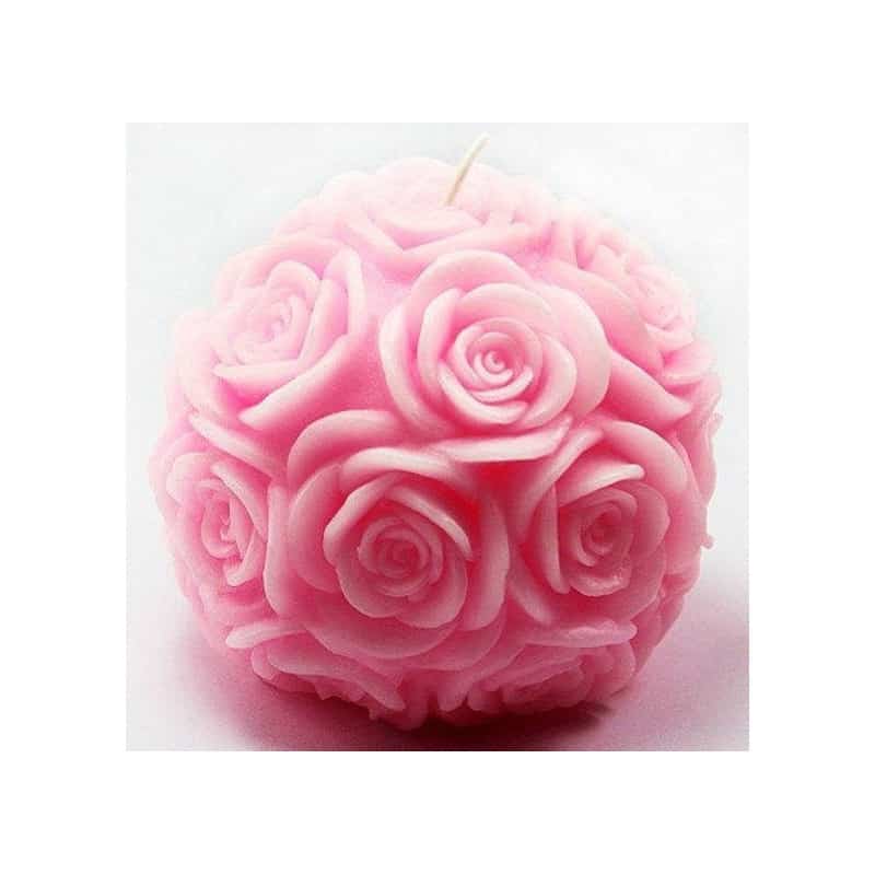 Moule silicone boule roses Moule silicone boule roses