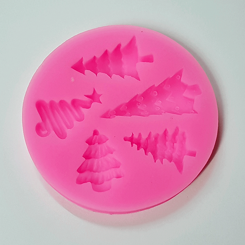 Moule silicone 5 sapins Moule silicone 5 sapins