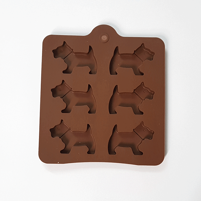 Moule silicone 6 chiens Moule silicone 6 chiens
