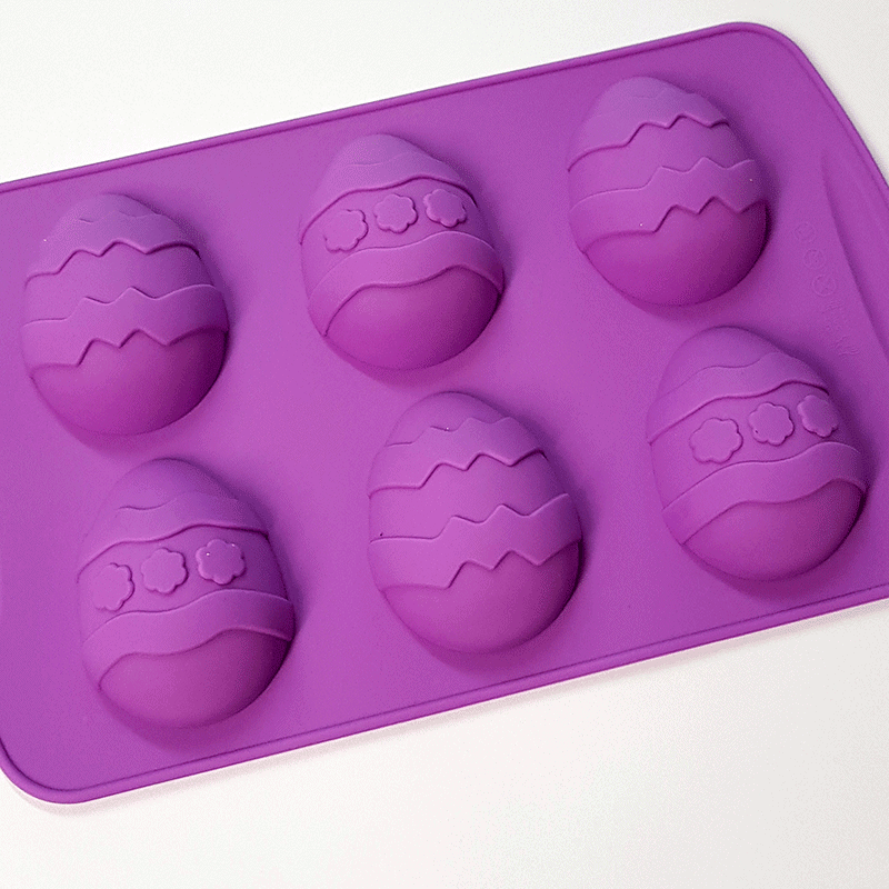 Moule silicone 6 œufs de pâques Moule silicone 6 œufs de pâques