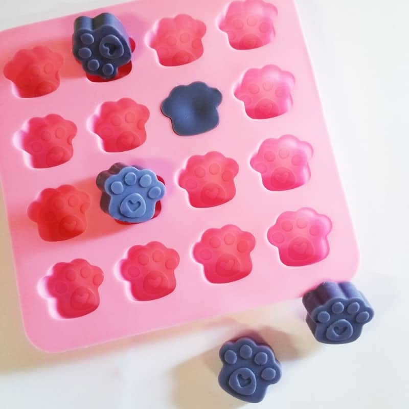 Moule silicone pattes de chat et cœurs Moule silicone pattes de chat et cœurs